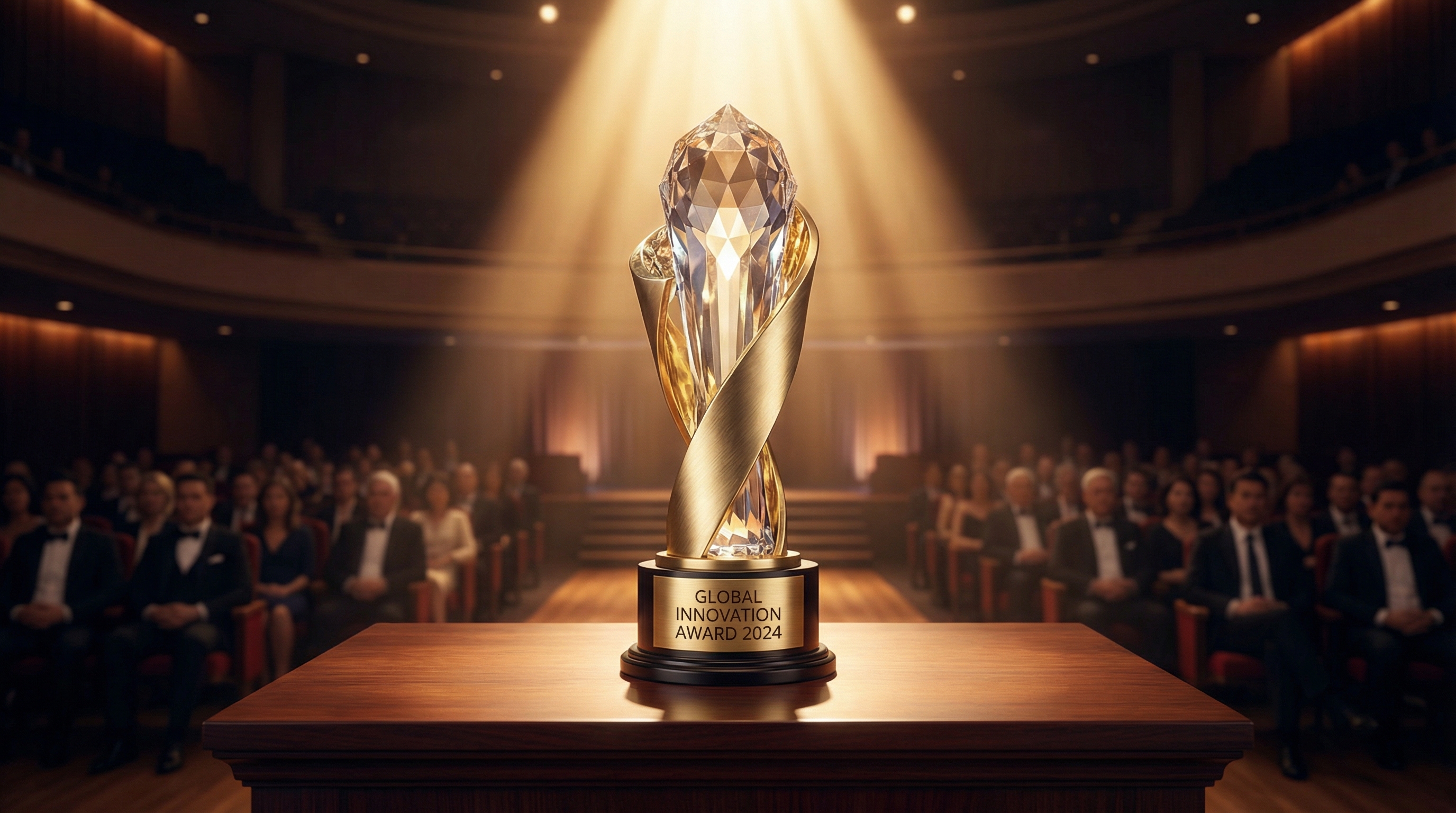 Business continuity innovation award trophy