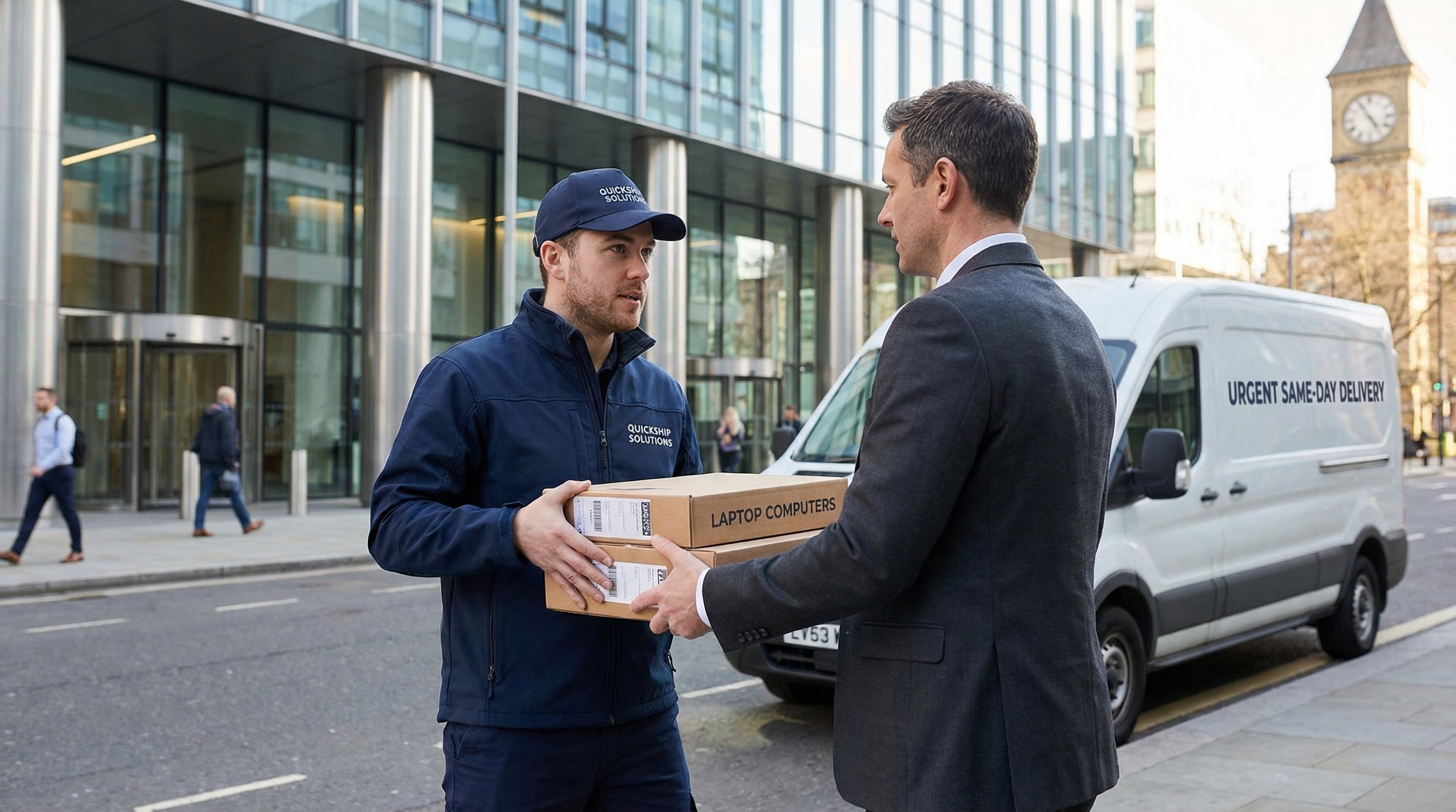 Same-day delivery of mission critical IT equipment to business